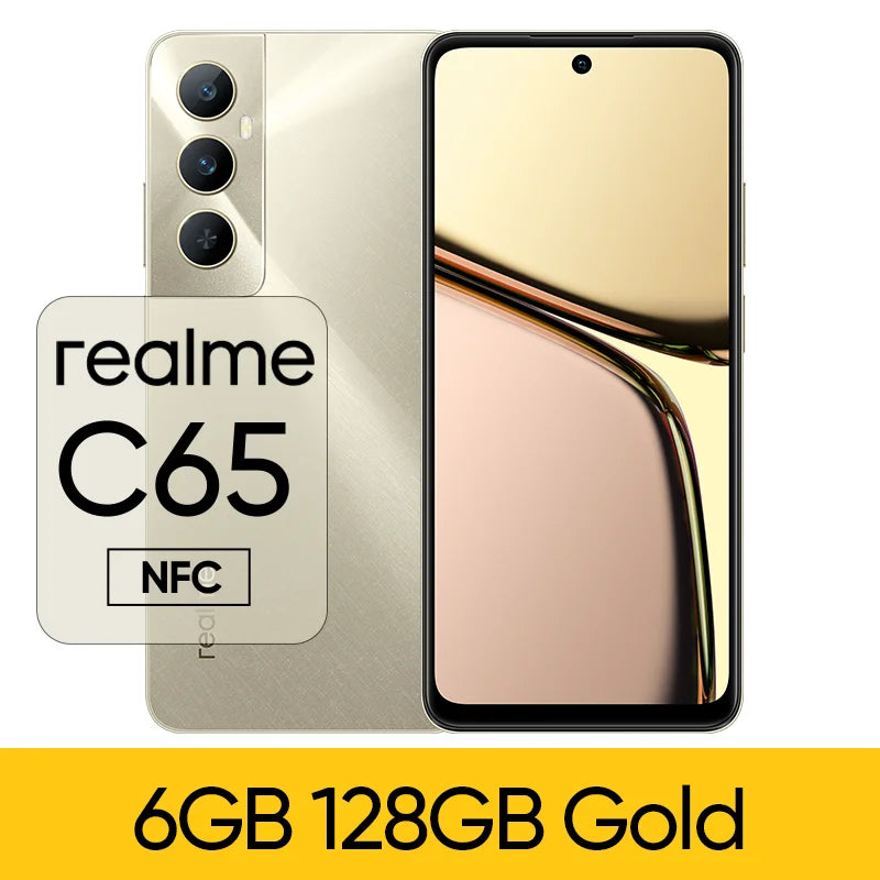 Russian Version realme C65 Smartphone Helio G85 Octa-Core