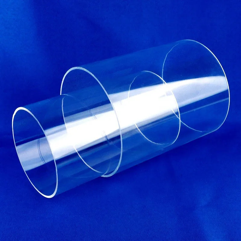 110~160mm Transparent Clear Plexiglass Pipe Home Decoration Stress