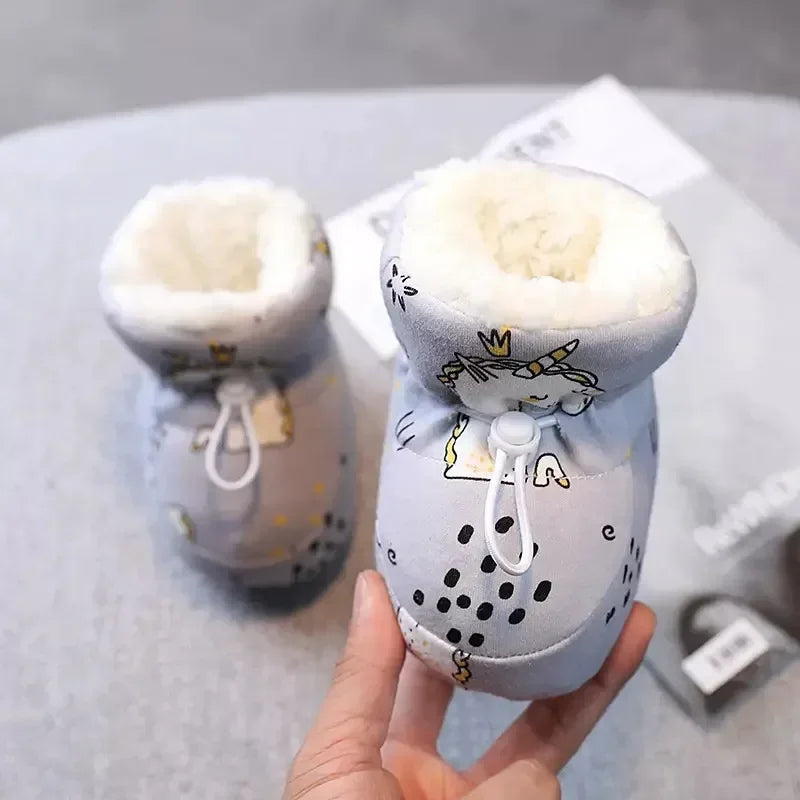 Warm Infant Toddler Crib Snow Boots Soft Comfortable