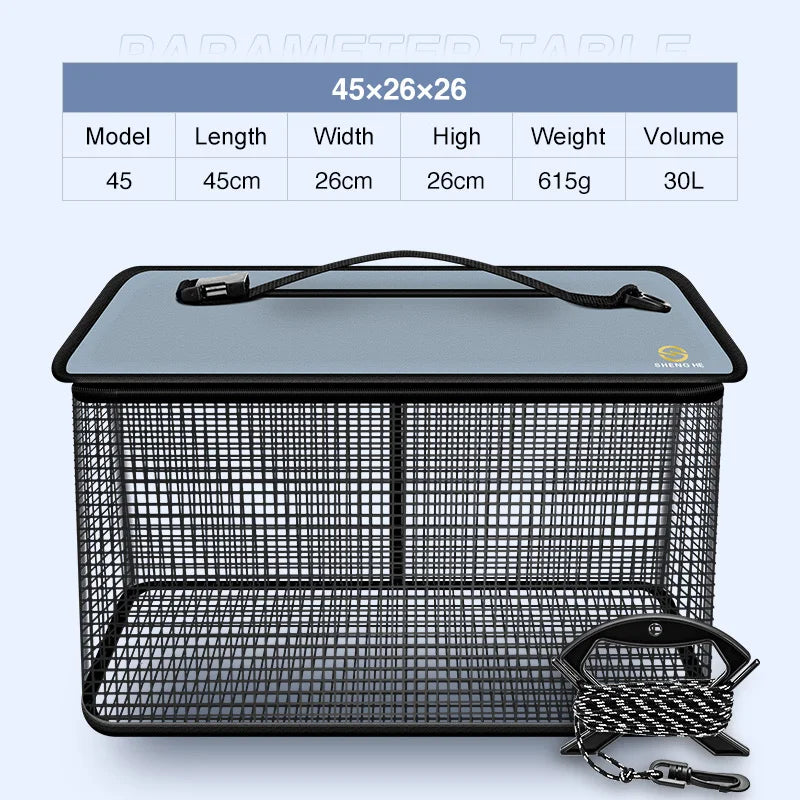 2023 Folding Fish Guard Net Multifunction Metal EVA