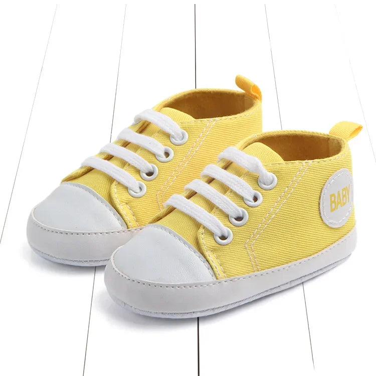 Baby Canvas Classic Sports Sneakers Newborn Baby Boys