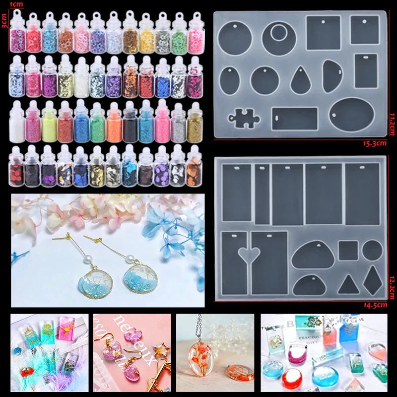 Epoxy Resin Accessories Kit With 3 Layers Box