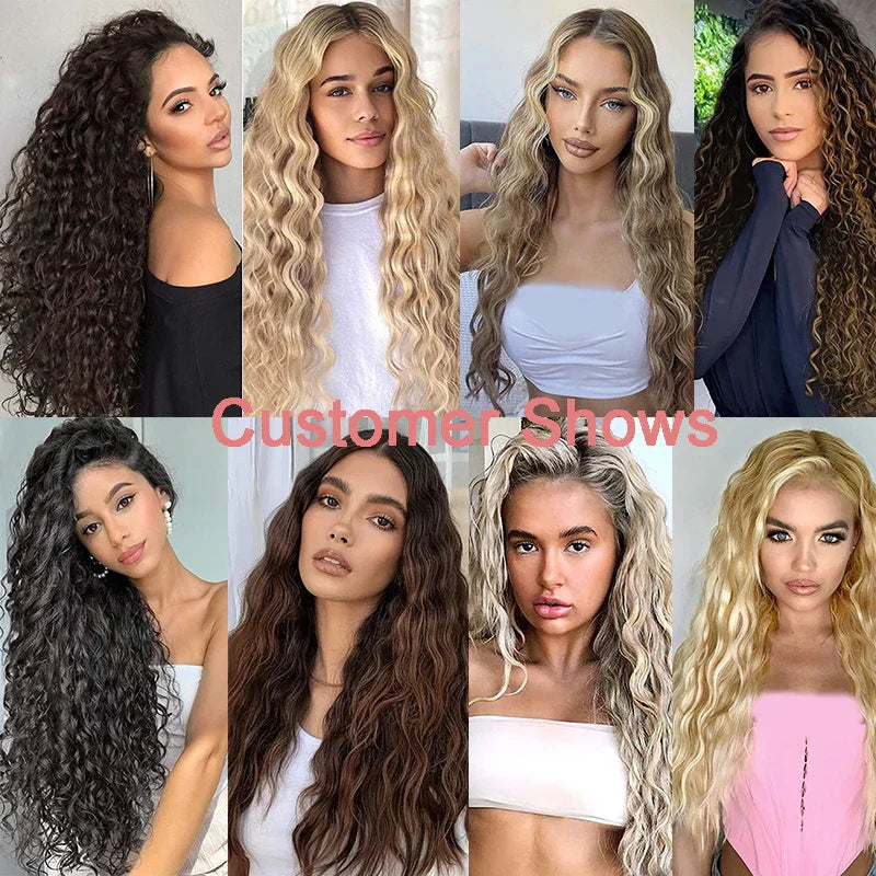 Long Curl Wave Clip In Hair Extensions 6Pcs/Set