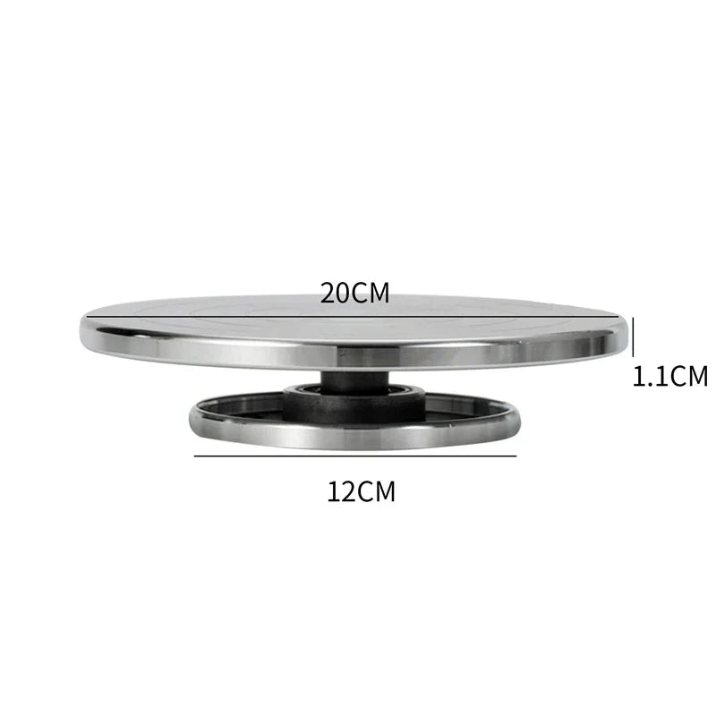 Double Face Use Aluminum Alloy Turntable For Ceramic