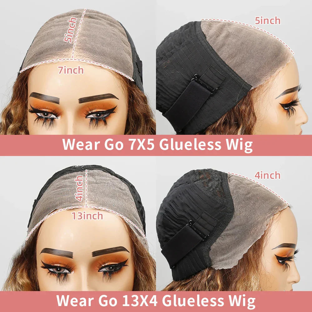 40 Inch Deep Wave Highlight Ombre Lace Front