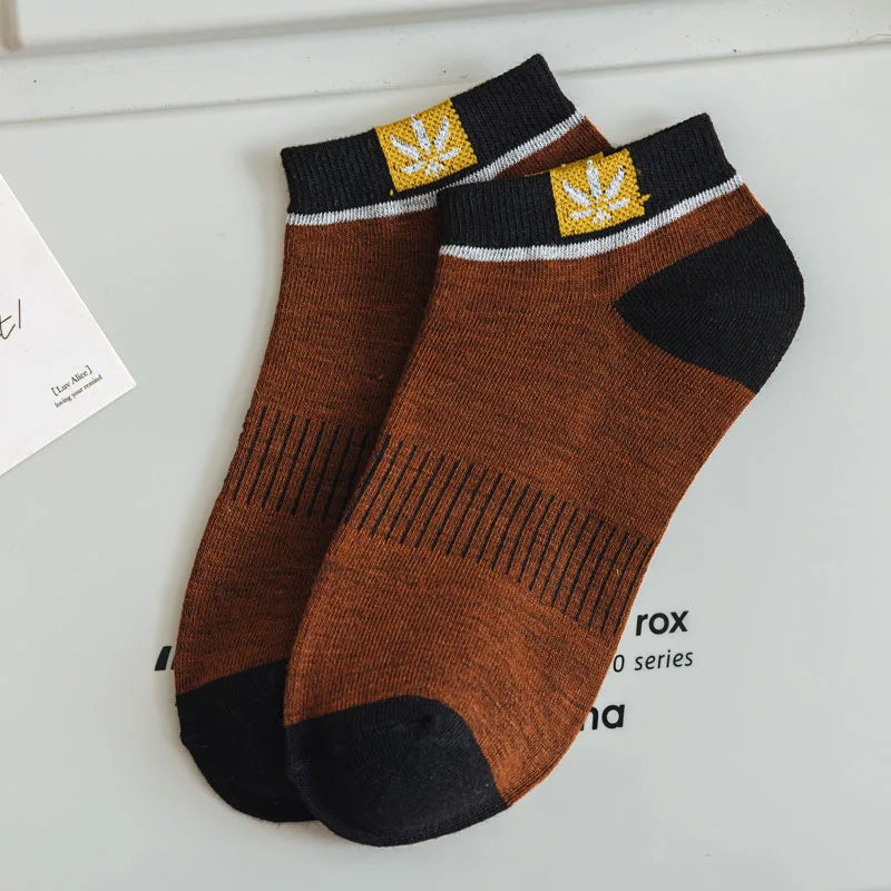 10Pairs Men's Spring Summer Sports Thin Socks Breathable