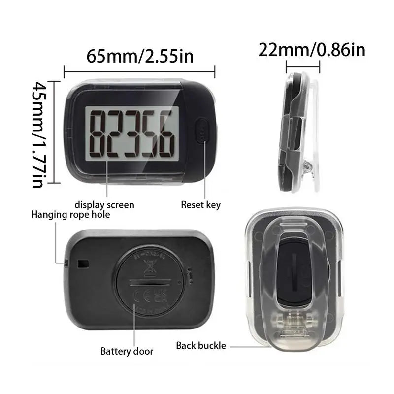 Accurate Step Counter Accurate Step Counter With Clip