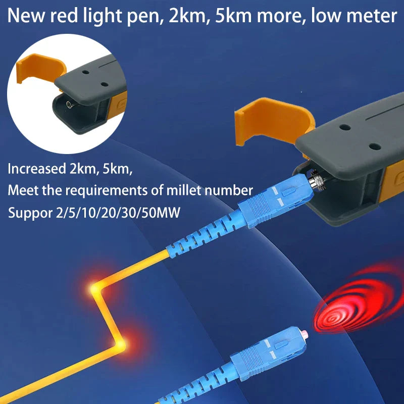 FTTH VFL 50/30/20/10/5/2MW Visual Fault Locator Fiber Optic