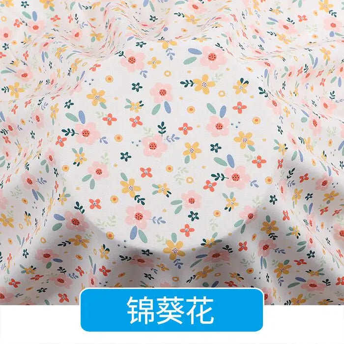 Artificial cotton fabric in stock wholesale of summer