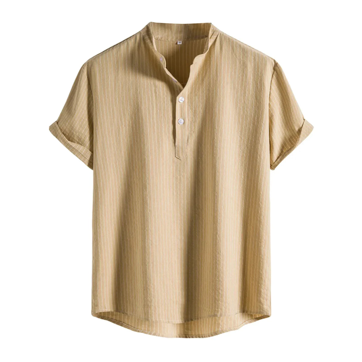 Men's Casual Blouse Cotton Linen Shirt Loose Tops