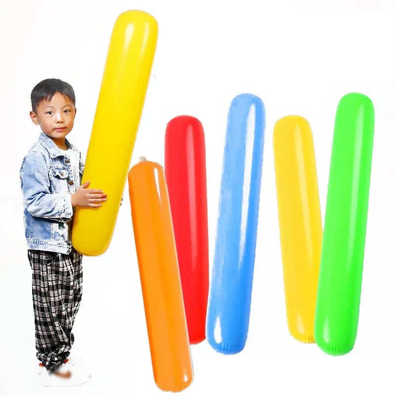 color inflatable balloon air stick children outdoor games
