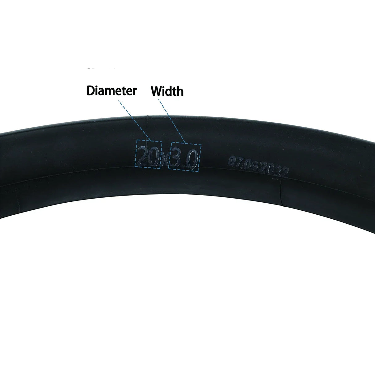 2PCS Beach Bicycle Inner Tubes 20/24 Inch