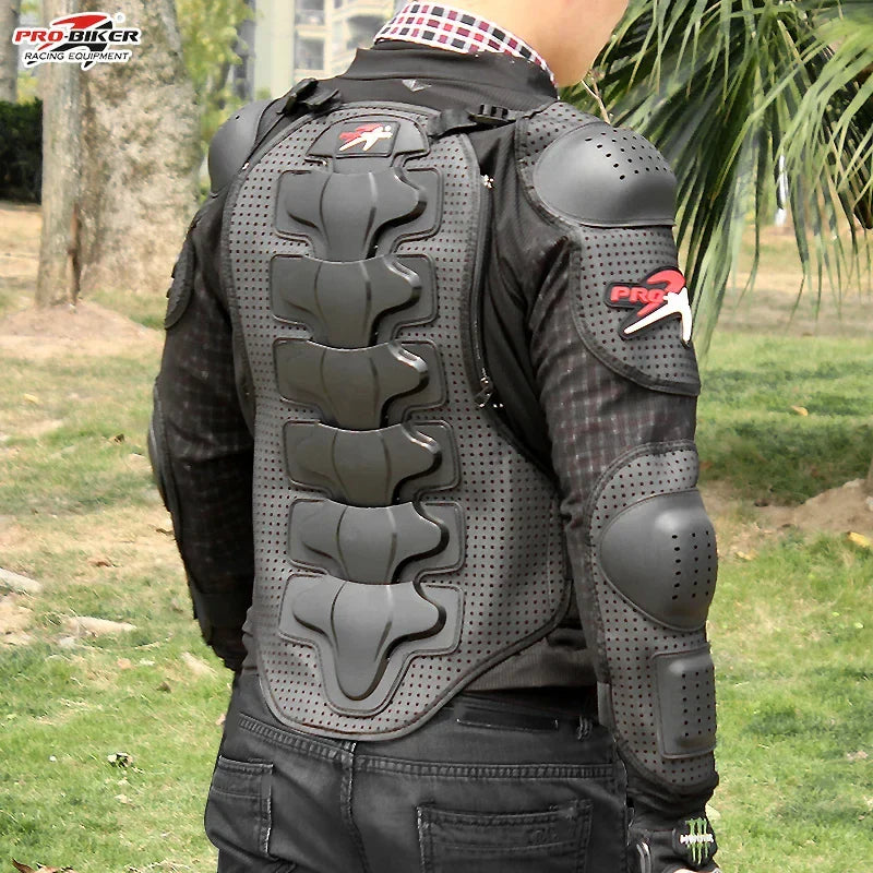 Pro-biker Motorcycle Protective Gears Jacket Armor Motocross Protection Body Gears Motorbike Jackets for cycling outdoor riding