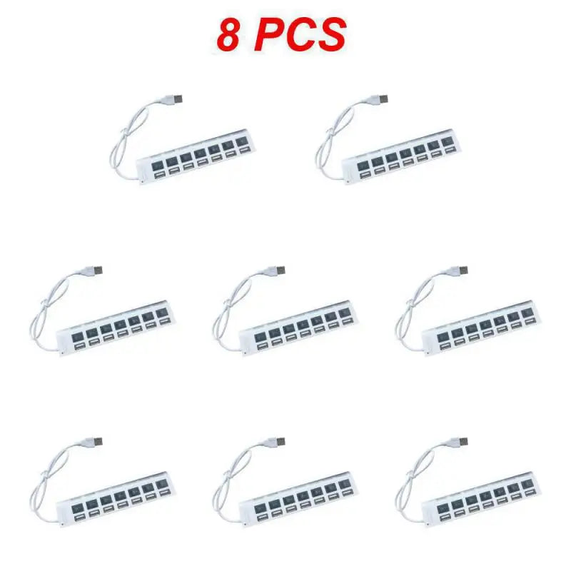 1~8PCS USB Hub USB 2.0 Hub Multi USB