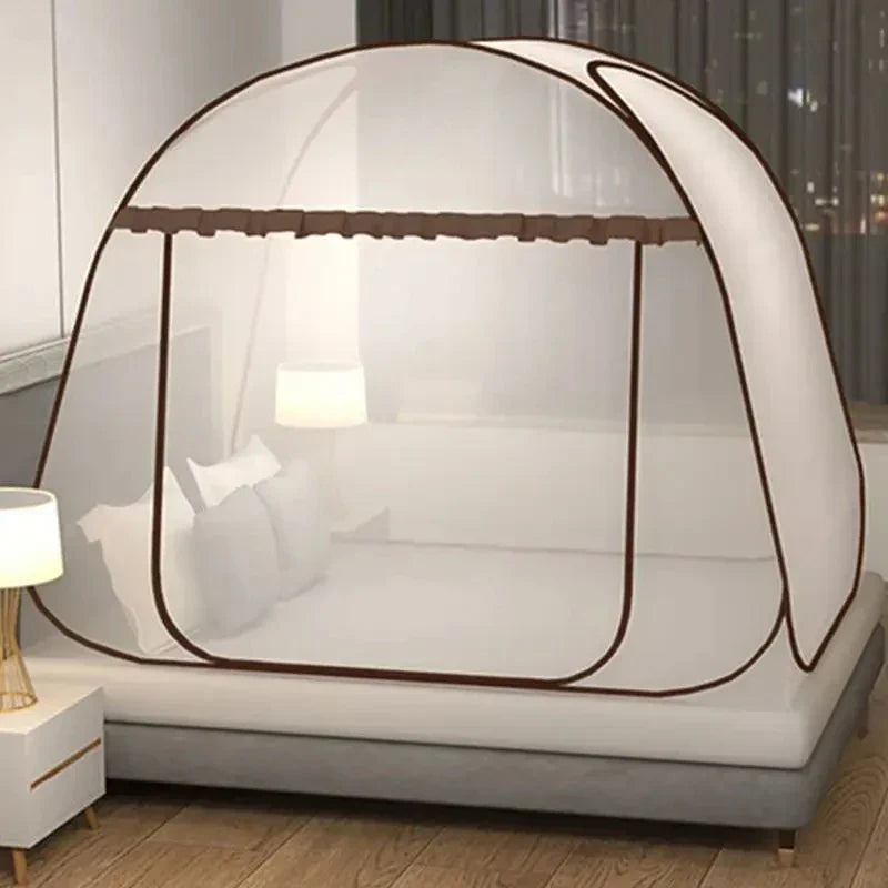 Simple Yurt Mosquito Net Portable Camping Tent Single