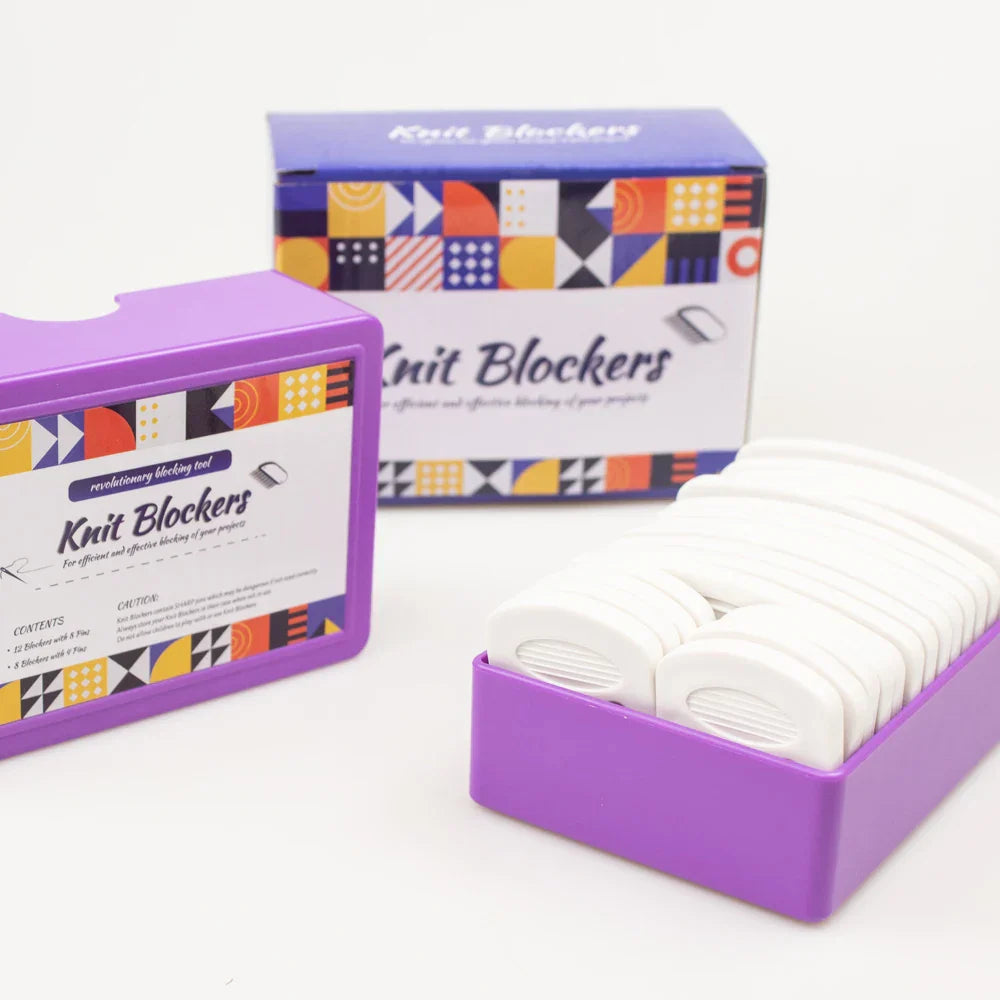 Knit Blockers Set 20 Pcs Stainless Steel Knitting