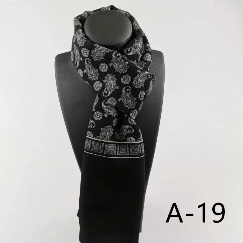 New Fashion Spring Winter Silk Scarf for Men