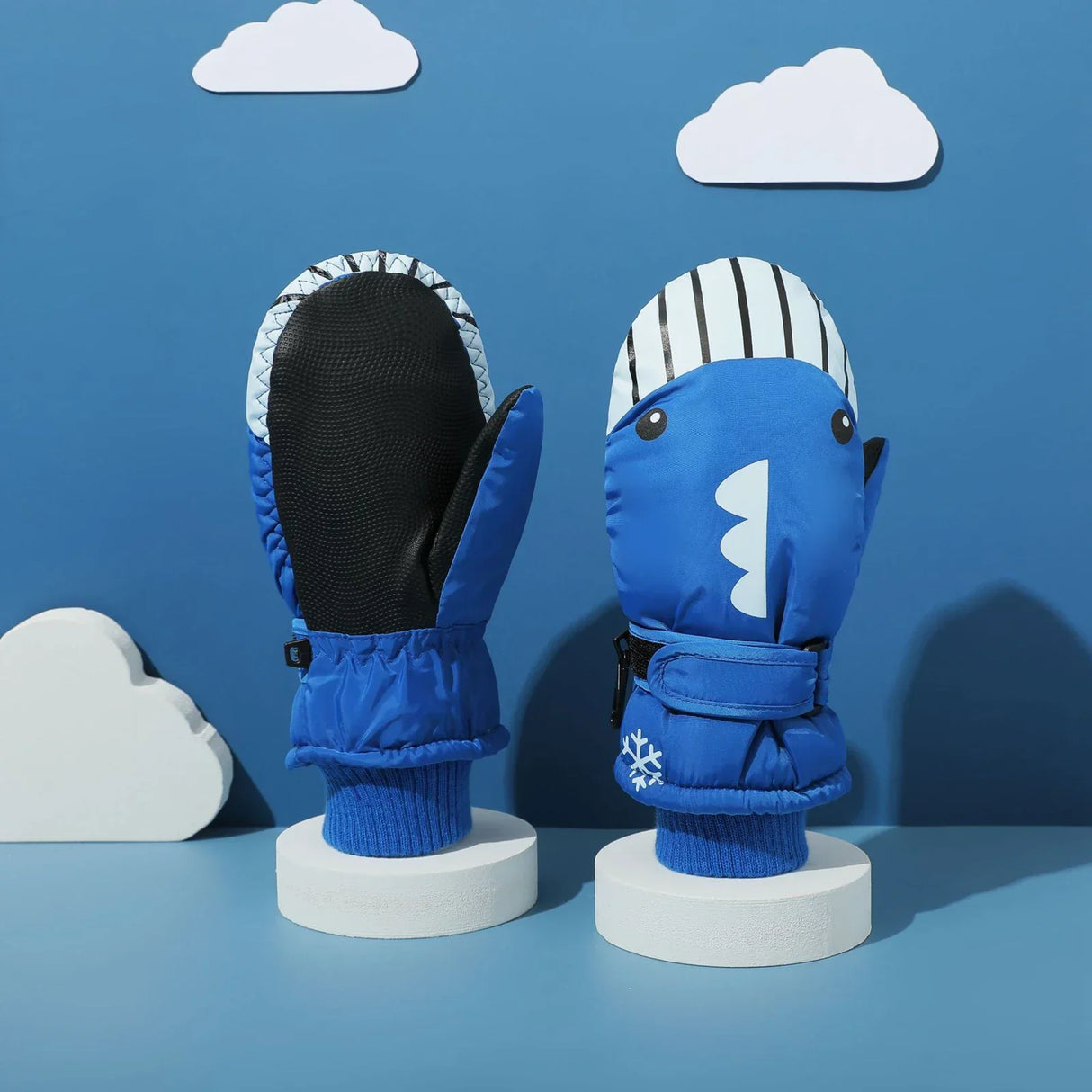 Kids Ski Gloves Cartoon Children Winter Outdoor Sport