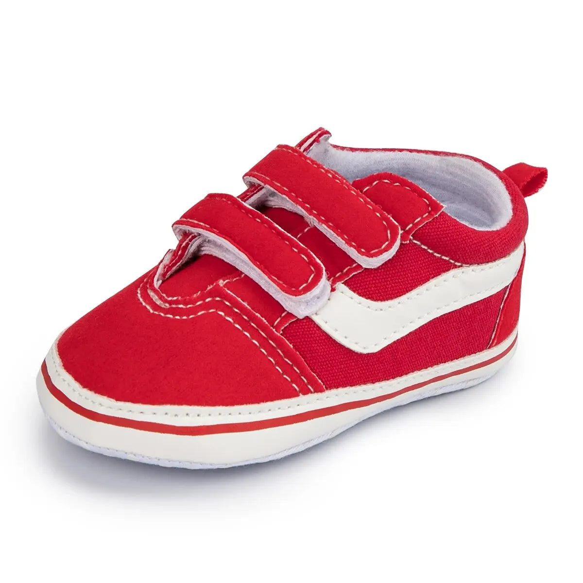 Meckior Baby Canvas Sneakers Classic Stripes Casual Baby