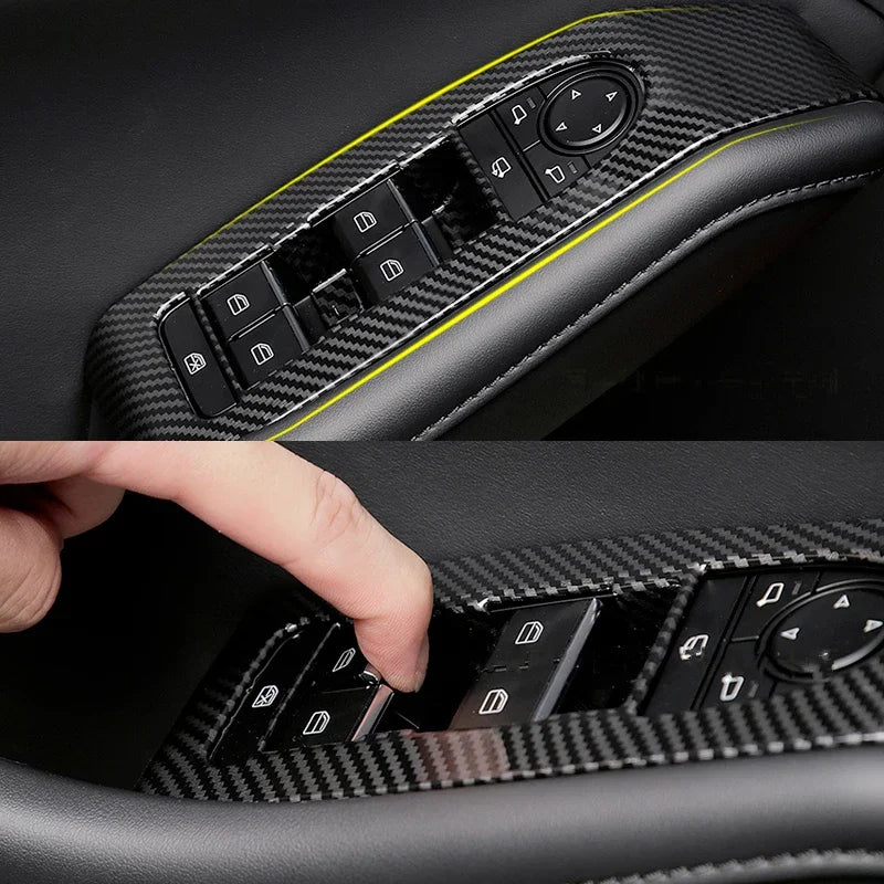 Car Window Glass Lift Switch Button Cover Trim
