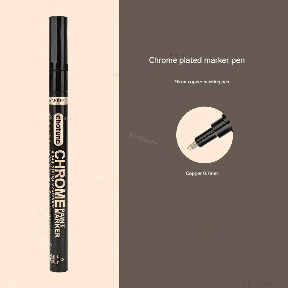 1/3pcs Mirror Marker Pen DIY Reflective Paint Pens