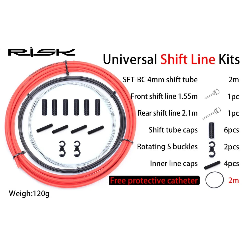 Risk Bicycle Shift Gear Derailleur/Brake kits Wire Tube