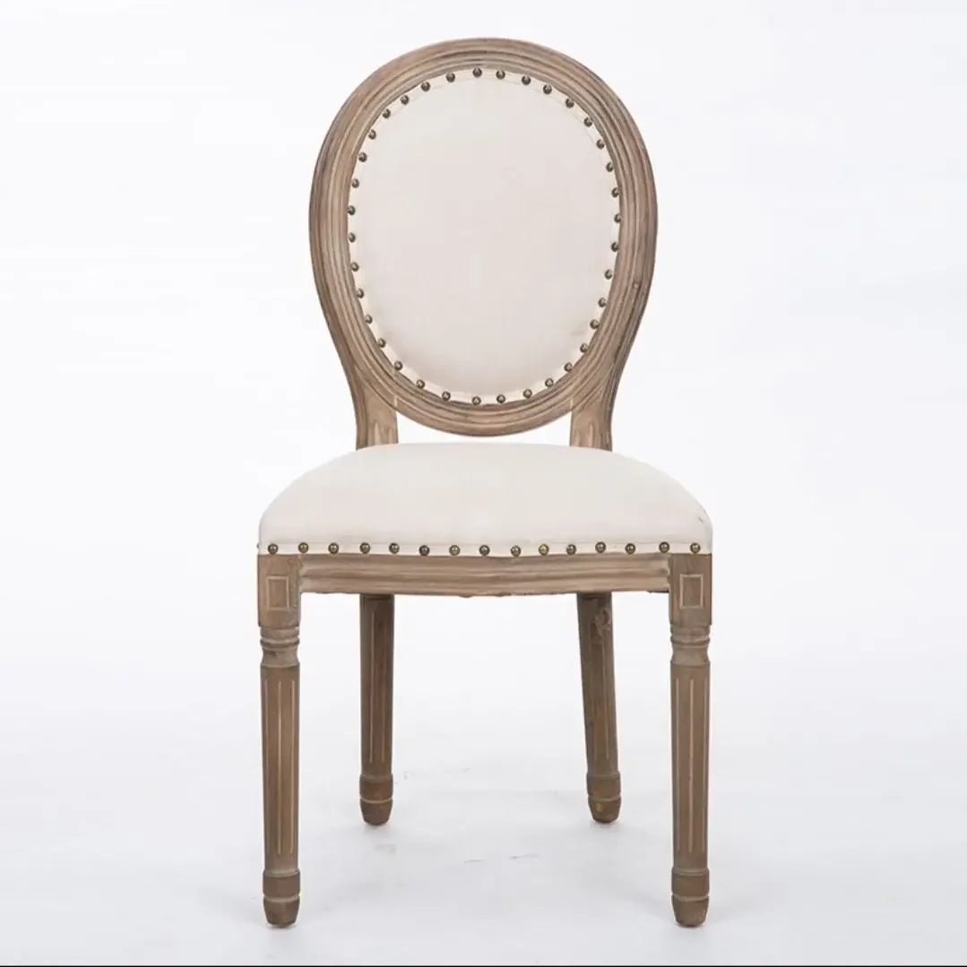 Retro Luxury Kitchen Chairs Wooden Rattan Mid Century