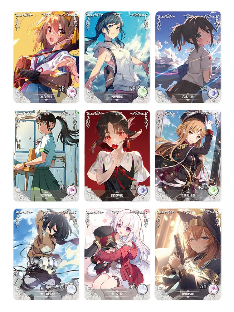 Goddess Card Stories Booster Box Anime Flash Card