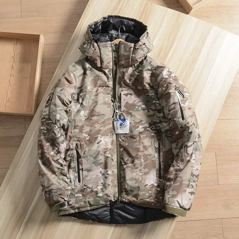 Mens Snow Parkas Hooded Windproof Waterproof Brand Down