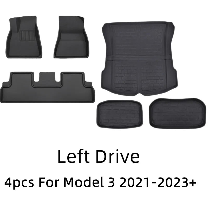 Floor Mats for Tesla Model 3 Y 2023