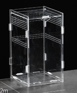 Magnetic Acrylic Case Nano Arboreal Tarantula Enclosure Reptile