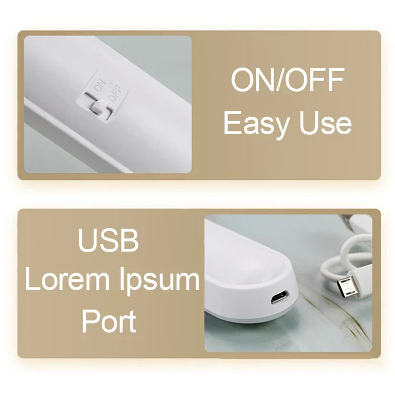 Table Lamp USB LED Magnetic Desk Lamp Bedroom