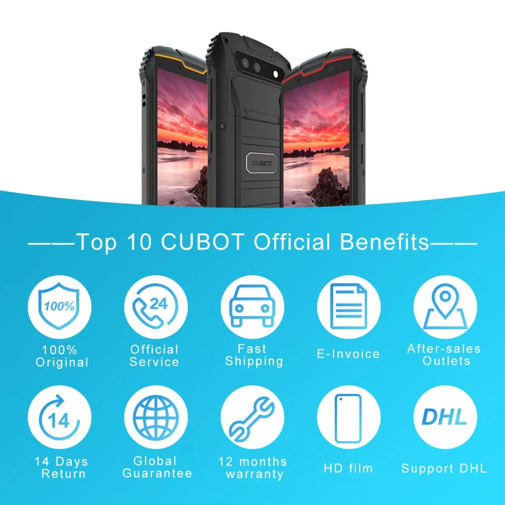 Cubot Kingkong Mini 2 Rugged 4G Waterproof Smartphones