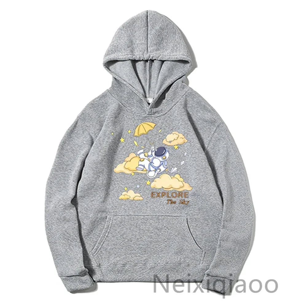 Plus Size Autumn Winter Astronauts Explore The Sky