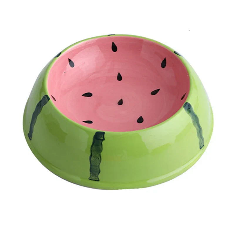 Cat Ceramic Bowl for Small Pet Puppy Kitten