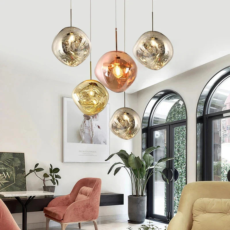 Nordic Lava LED Pendant Lights Modern Light PVC