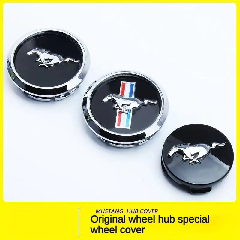 4pcs 68mm 55mm for Mustang wheel rims cover