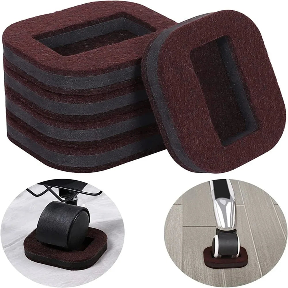 5pcs Office Chair Wheel Stopper Furniture Caster Cups