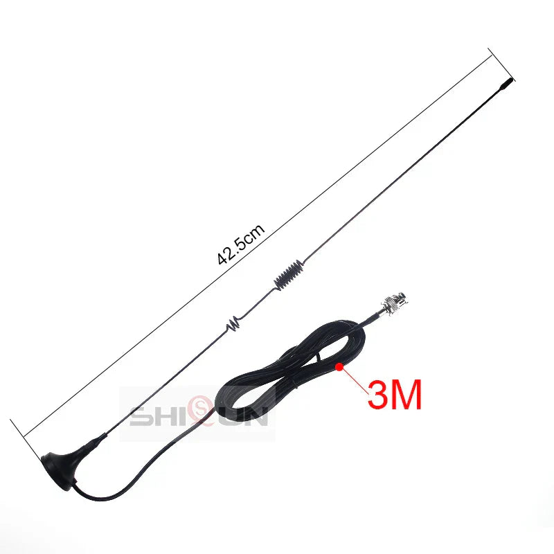 UT-106UV Radio Car Antenna BNC Magnetic Aerial Dual