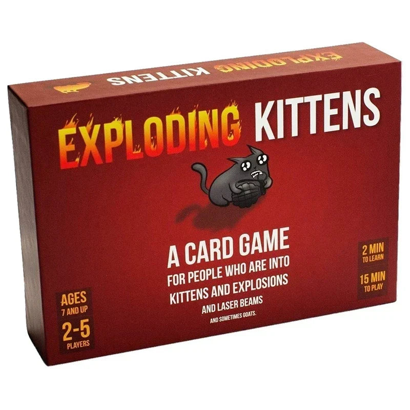 Red And Black Exploding Kittens 4 in 1