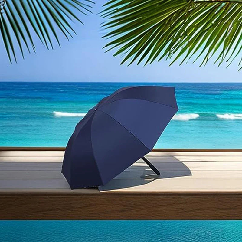 Umbrella Diversion Safe 10 Ribs Strong Folding with