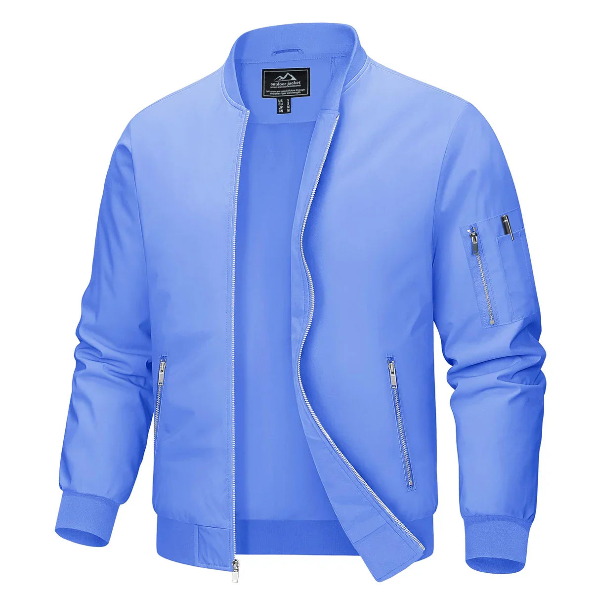 MAGCOMSEN Men's Lightweight Casual Jackets Spring Autumn Windbreaker