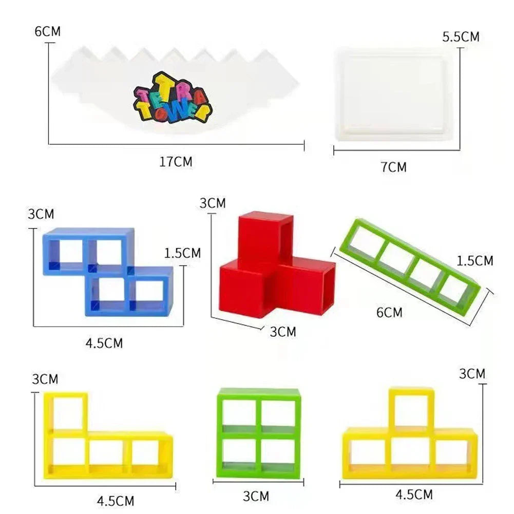 Balance Stacking Board Games Kids Adults Tower Block