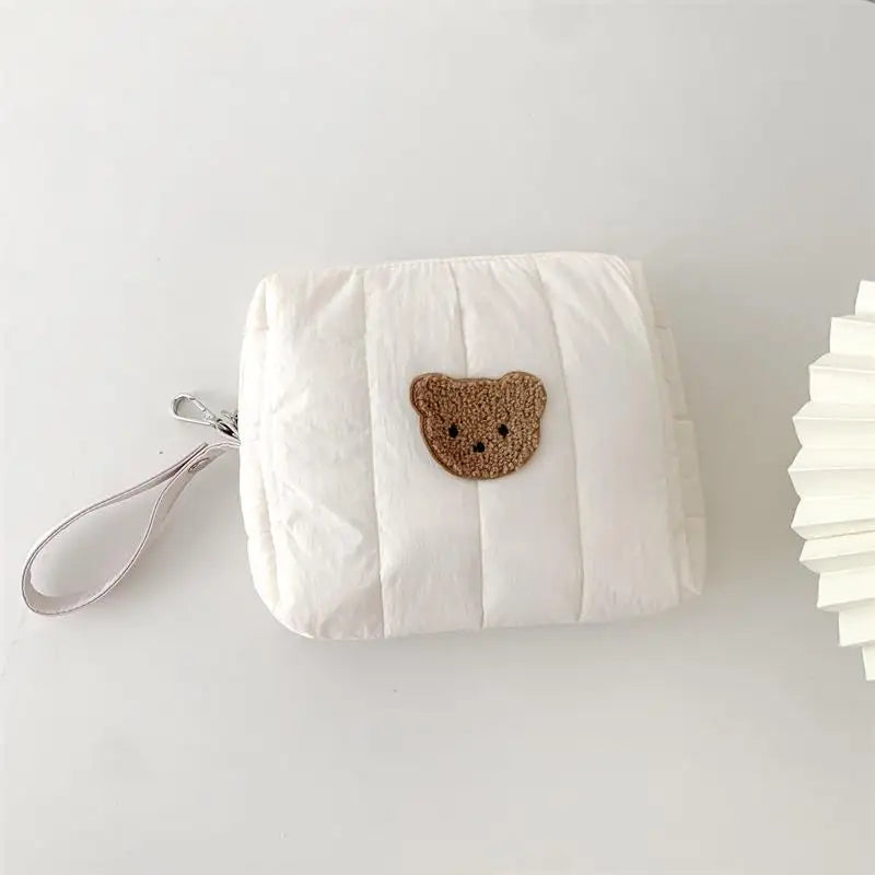 New Cartoon Kids Bedside Stroller Hanging Bag Bear