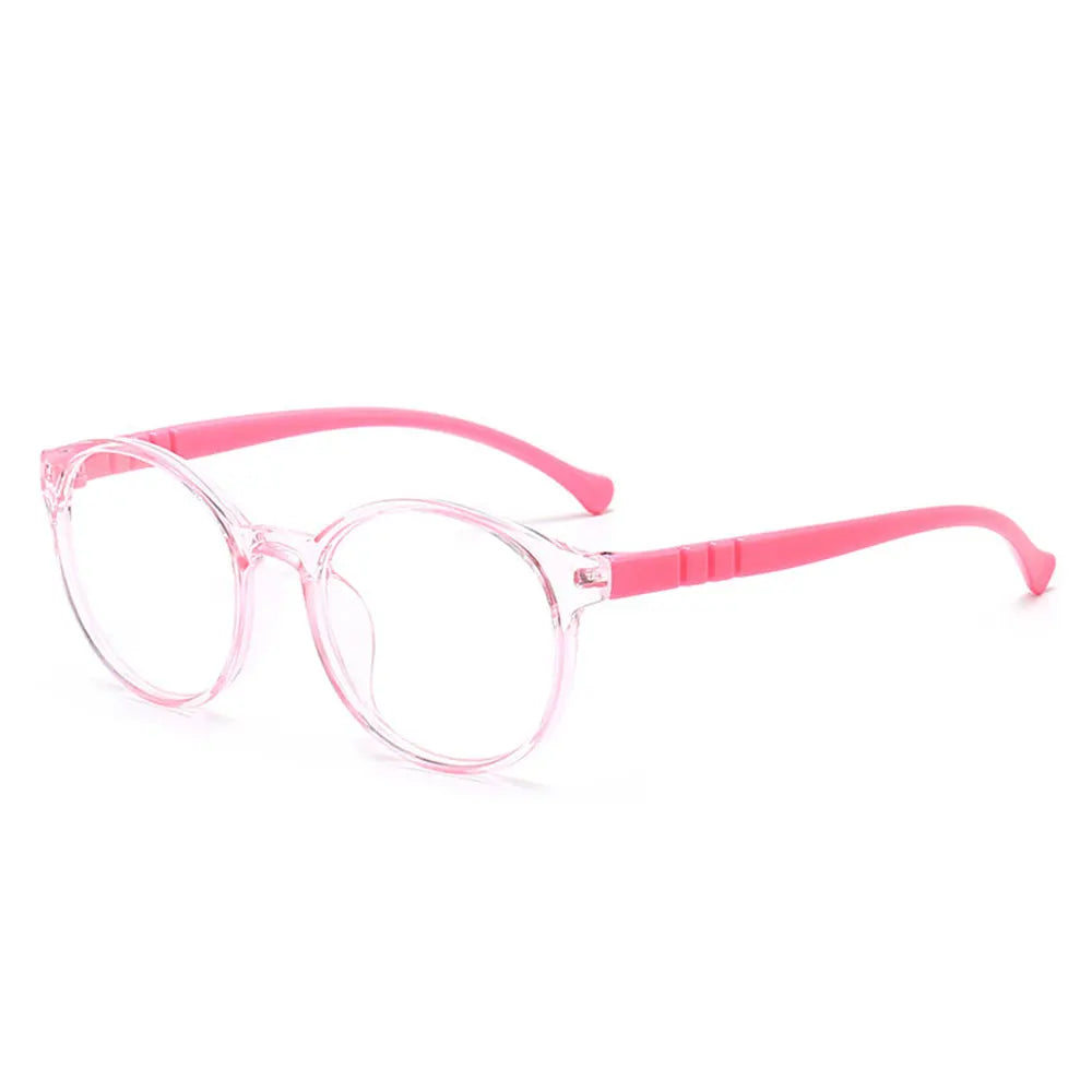 Kids Computer Glasses Round Blue Light Blocking Filter