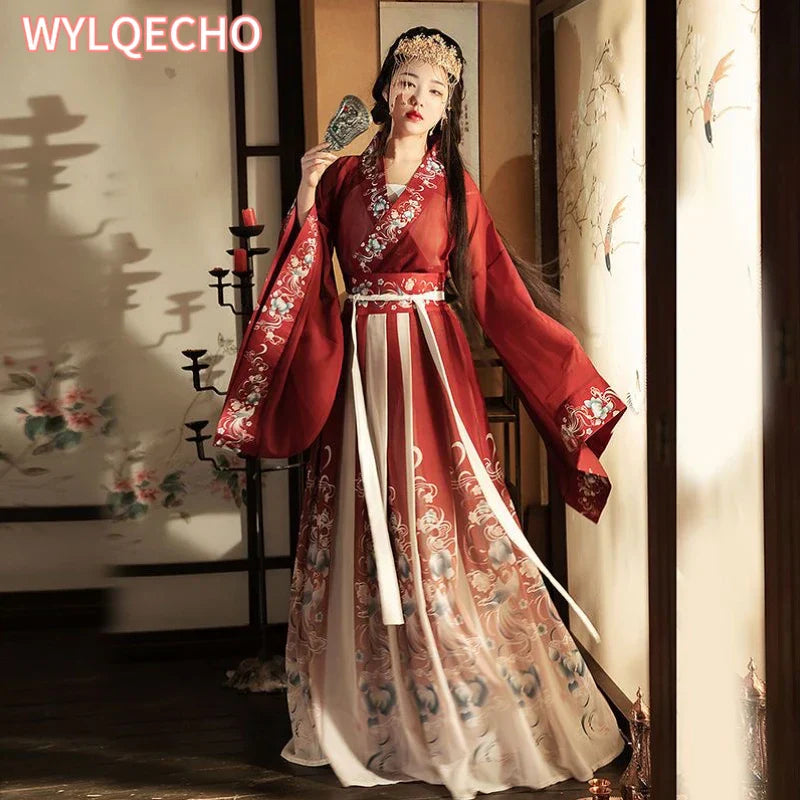 Hanfu Dress Women Chinese Ancient Traditional Hanfu Carnival