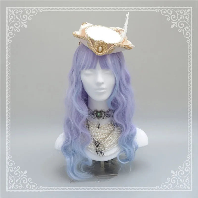 Handmade Customized Lolita Exclusive Original Palace Retro Feather
