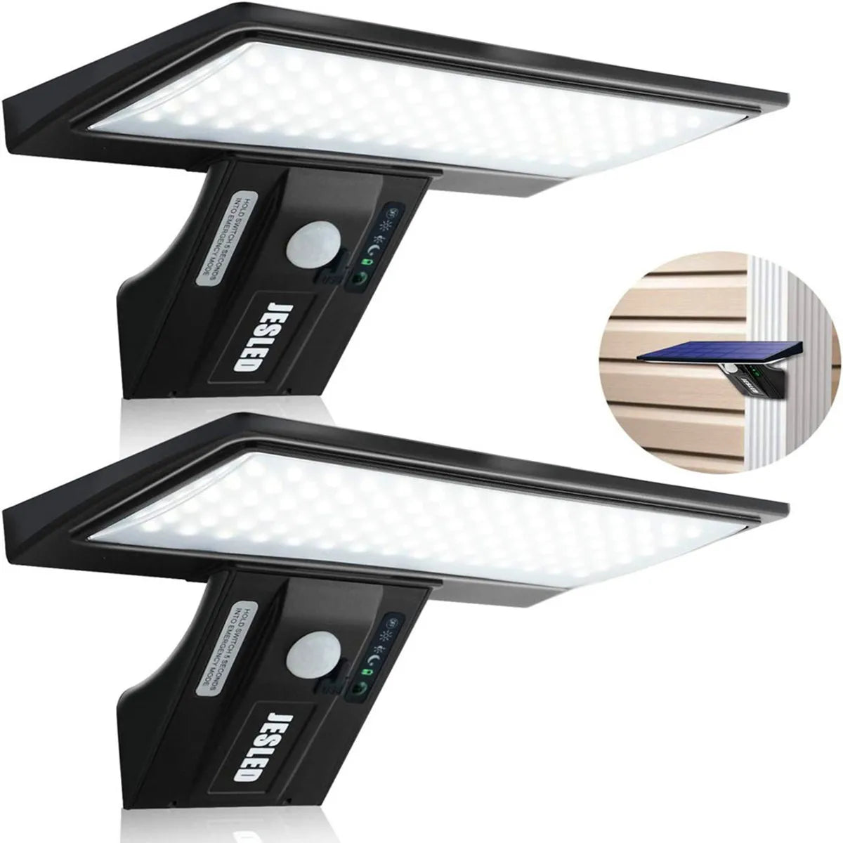 JESLED Outdoor Solar Light, 90 LED, LED Spotlight