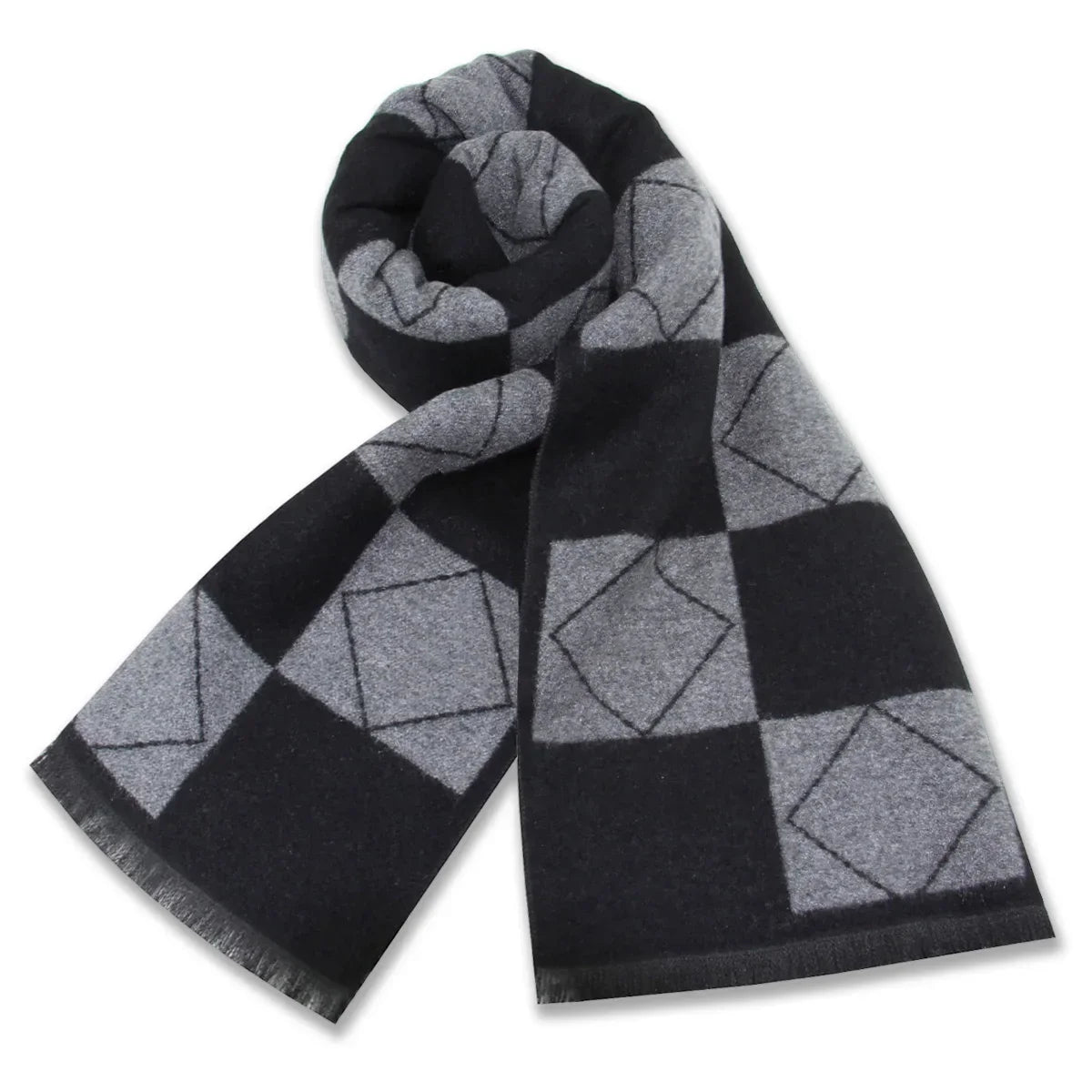 New Luxury Cashmere Wool Men Scarves,Warm Winter Man