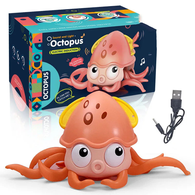 Kids Induction Escape Octopus Crab Crawling Toy Baby